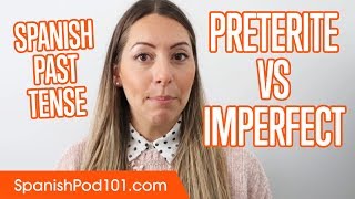 Spanish Past Tense Preterite vs Imperfect [upl. by Netsruk]