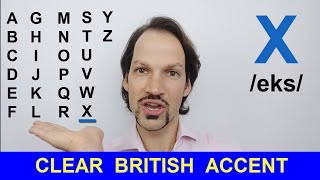 How To Pronounce The English Alphabet BRITISH PRONUNCIATION [upl. by Ylrebnik]