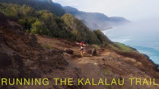 Running the 22Mile Kalalau TrailNa Pali Coast FKT  Amanda Basham [upl. by Aleacin243]