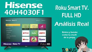 Hisense 40H30F1 Televisor 40 pulgadas ROKU Análisis Real una smart decente a un precio decente [upl. by Statis]