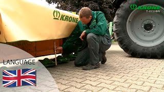 How to set up a KRONE disc mower [upl. by Asel]