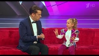 The smartest 5year girl from Malta on Russian TV show Little big shots [upl. by Hurlee]