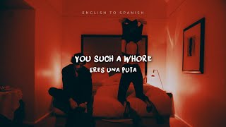 JVLA  Such a Whore Stellular REMIX  Lyrics  Español [upl. by Yelnats]