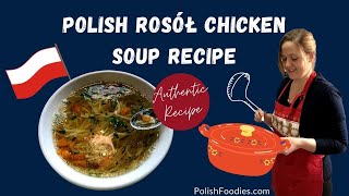 Polish Broth  How To Cook Polish Chicken Soup Like Your Grandma [upl. by Grazia139]