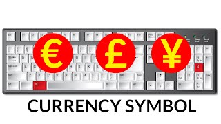 Keyboard shortcut for currency symbol [upl. by Omle]