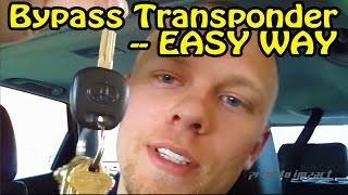 Transponder Chip Key Bypass How To For Any Car [upl. by Alston919]