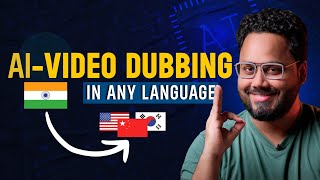 AI Video Dubbing  Translate Any Video In Any Language [upl. by Aronos]