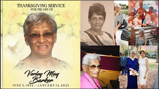 Verley May Barker  Thanksgiving Service [upl. by Acinnor713]