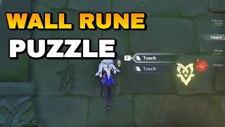 Minacious Isle Wall Rune Puzzle  Genshin Impact [upl. by Darum607]