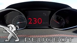 Peugeot 308 12 PureTech 130  INSANE TOP SPEED [upl. by Porte]