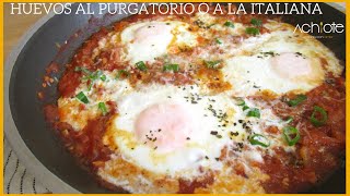 El DESAYUNO más espectacular y sencillo  Huevos al Purgatorio o a la Italiana [upl. by Nessah]