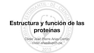 Estructura y función de las proteínas [upl. by Utley]