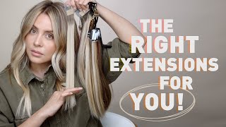 The Right Hair Extensions For YOU Type  Method  Color [upl. by Pack998]