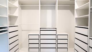 Installing an IKEA Pax Closet [upl. by Nassah]