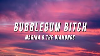 Marina  Bubblegum Bitch ARVFZ Remix Lyrics [upl. by Leonora]