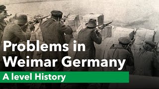 Social and Economic Issues in Weimar Germany  A level History [upl. by Vashti]