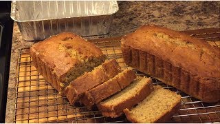 MOISTEST BANANA BREAD How To make Banana Bread [upl. by Netsruk]