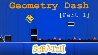 Scratch Geometry Dash tutorial Part 1 [upl. by Oza]