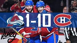 Canadiens vs Avalanche  101  Highlights  Dec 10 2016 HD [upl. by Einnahc]