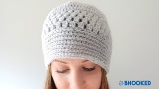 How to Crochet a Hat Fall Glam Lace Crochet Hat [upl. by Acillegna]