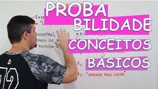 PROBABILIDADE CONCEITOS BÁSICOS [upl. by Atalanti261]