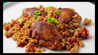 Moroccan Spiced Chicken and Barley [upl. by Reitman116]