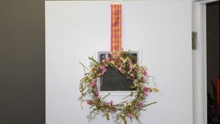 Door amp Window Ribbon Wreath Hanger How To [upl. by Michi546]