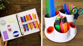 15 COOL STATIONERY DIYS [upl. by Ellennod]