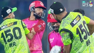 Haris Rauf Taking Shadab Khan To The Dressing Room  Lahore vs Islamabad  Match 16  PSL 8  MI2A [upl. by Aneris]