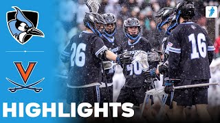 Johns Hopkins vs Virginia  NCAA College Lacrosse  Highlights  March 01 2025 [upl. by Yffub]