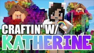 💙 Minecraft Rainbow Treehouse Craftin w Katherine Ep 15 [upl. by Epstein]