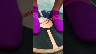 Balance board exercises for strengthening arch and ankle [upl. by Michel]