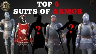 Top 6 Best Suits of Plate Armor  Kingdom Come Deliverance  Official 2019 Ranking [upl. by Arella176]