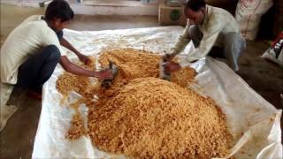 Organic jaggery powder manufacturing process panela sugar Muscovado sugar [upl. by Ganley]