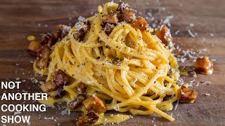 PERFECT SPAGHETTI CARBONARAthe easy way [upl. by Bhayani360]