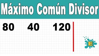 🔴Máximo común divisor [upl. by Ecirtram]