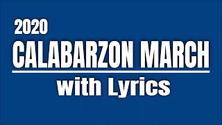 2020 New Calabarzon March  Updated  Lyrics  Las Tv [upl. by Arze]