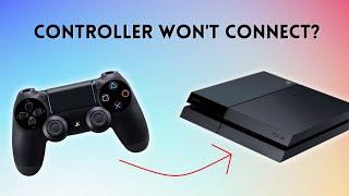 PS4 Controller Wont Connect  This is the EASY fix [upl. by Ellehcear]