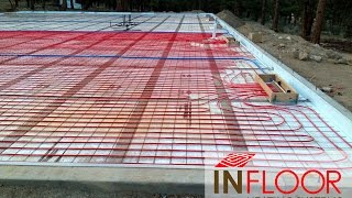 Hydronic Radiant Heating  Concrete Application [upl. by Ahsilac]