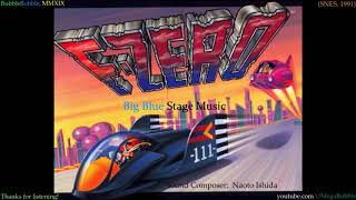 FZero SNES  Big Blue Music Extended to 1 hour [upl. by Petua]