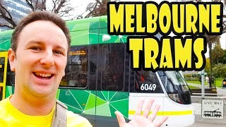 How to Ride Trams in Melbourne Australia [upl. by Etteneg422]