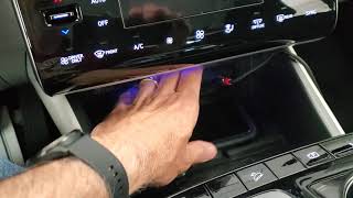 2022 Hyundai Tucson Wireless Charging [upl. by Adnertal]