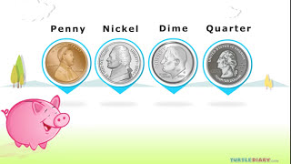 How to Identify Coins and Their Values FUN Video for Kids [upl. by Llenreb]