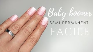 TUTO  BABYBOOMER SEMI PERMANENT FACILE [upl. by Ellga]