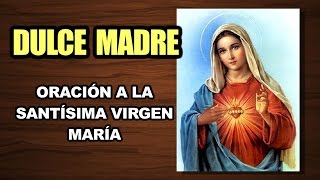 DULCE MADRE ORACIÓN A LA VIRGEN MARÍA  Fe y Salvación [upl. by Annaik74]