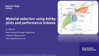 How to select materials using Ashby plots and performance indexes [upl. by Irmo]