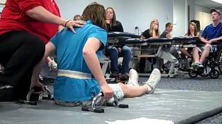 Paraplegic Stretching  Hip Modality Exercises [upl. by Baynebridge]