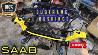 Saab 95 AERO Upgrade Gearbox Clutch Bushings Part1 [upl. by Bobine256]