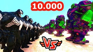 10000 VENOM VS 10000 HULKBUSTER 😱  Süper Kahramanlar [upl. by Bradley]