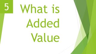 What is Added Value  IGCSE Business Studies [upl. by Rehtaef]